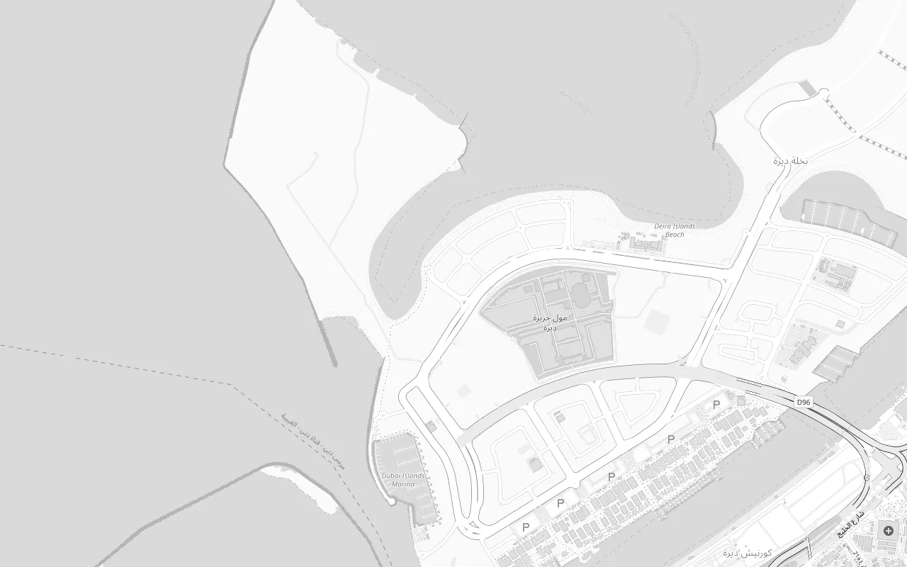 Map showing Villa Del GAVI, Dubai Islands, Dubai