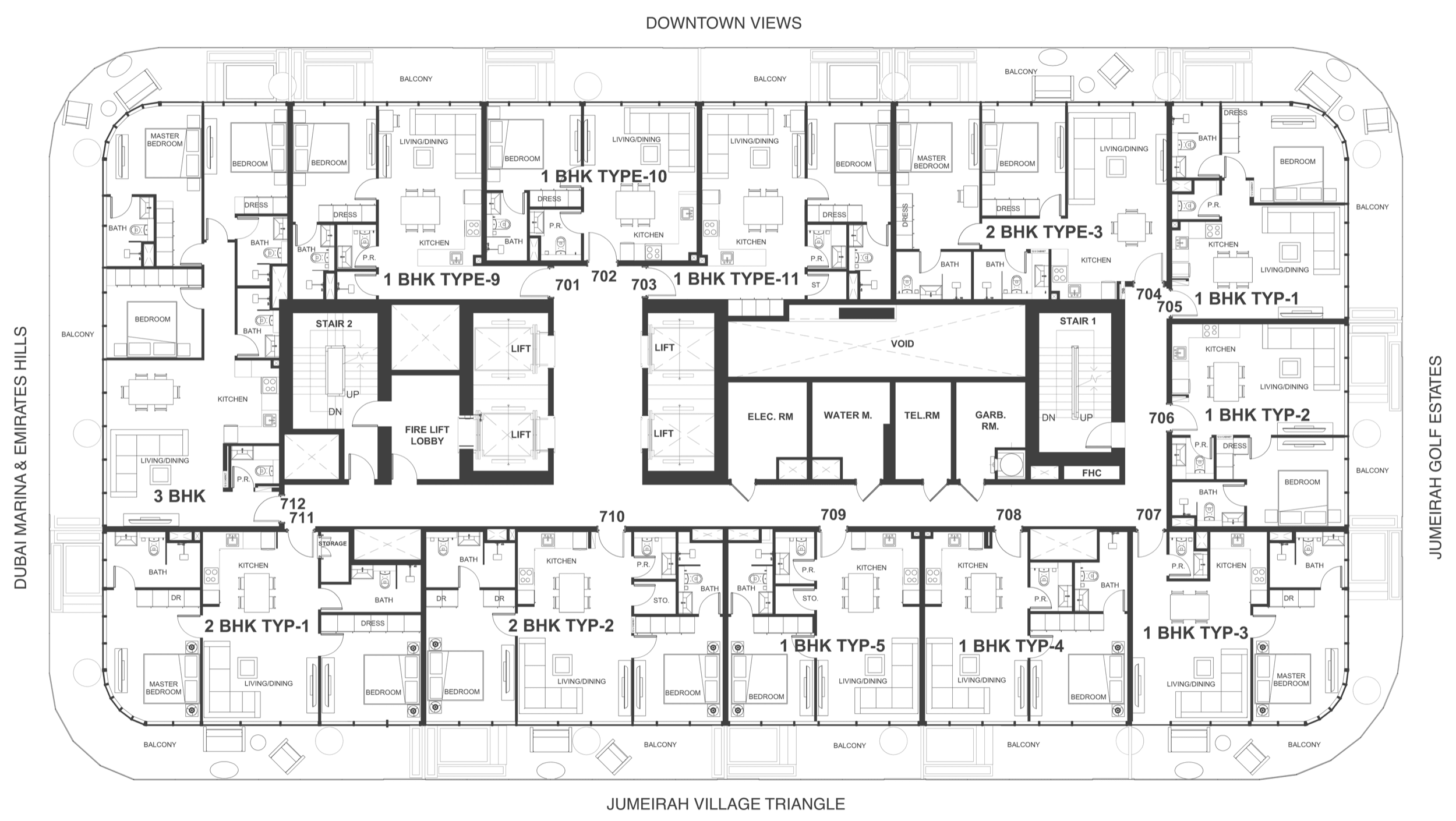Interstellar Tower floor 24 plan